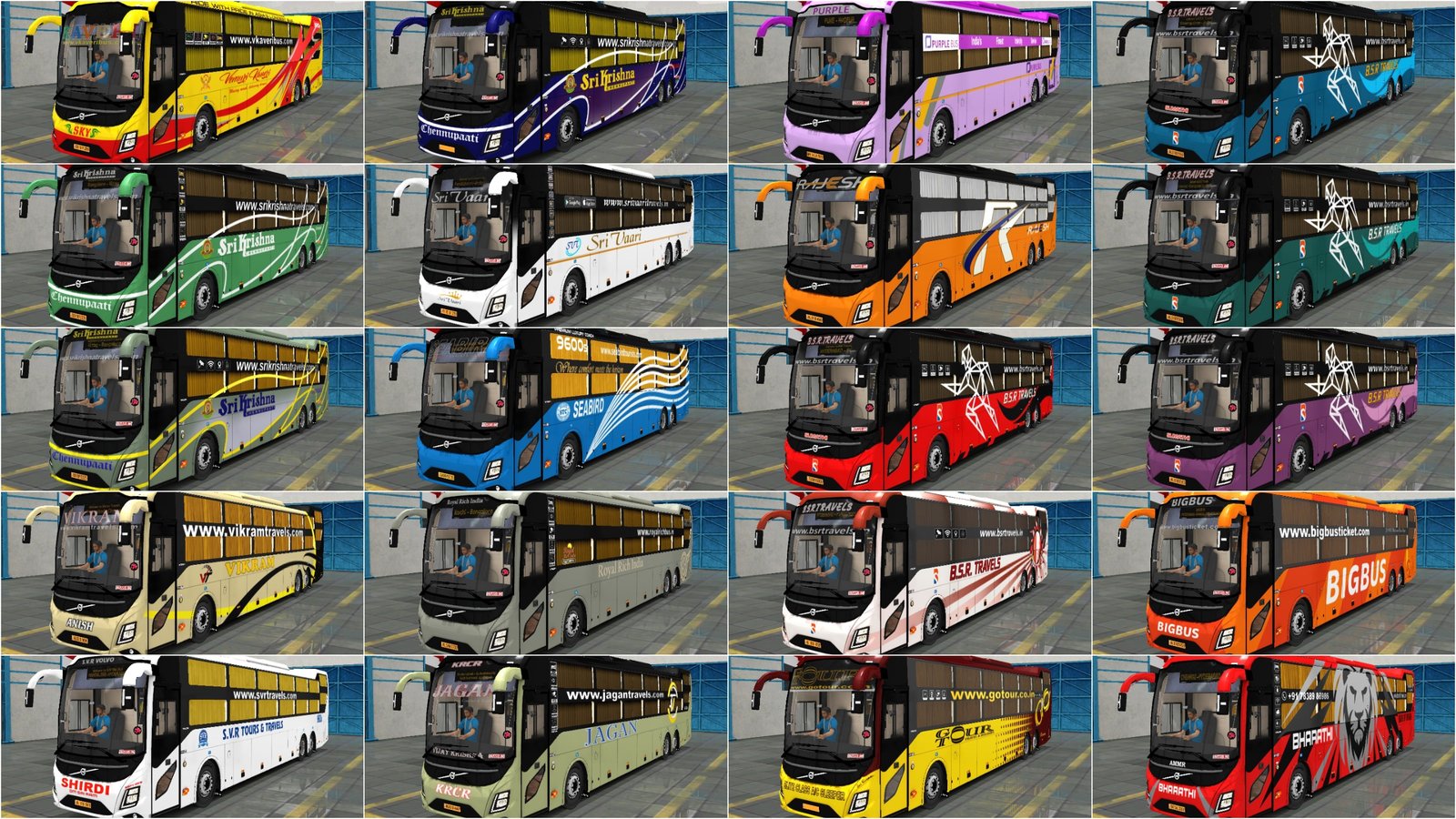 Volvo 9600s 15mtr skinpack by Kalpesh [Only for IBS 9600s]